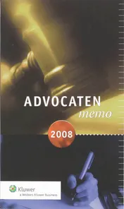 Omslag van Advocatenmemo