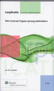 Omslag van Wet Centraal Orgaan opvang asielzoekers
