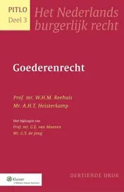 Omslag van Pitlo 3 - Goederenrecht