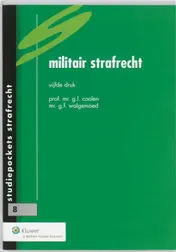 Omslag van Militair strafrecht