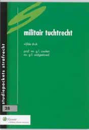 Omslag van Militair tuchtrecht