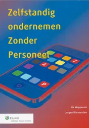 Omslag van Zelfstandig ondernemen zonder personeel