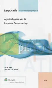 Omslag van Agentschappen van de Europese Gemeenschap