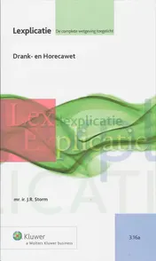 Omslag van Drank- en Horecawet