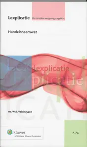 Omslag van Handelsnaamwet