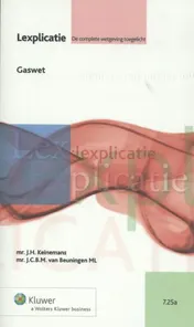 Omslag van Gaswet