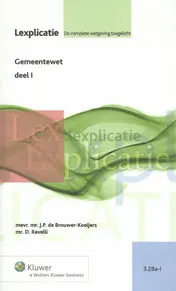 Omslag van Gemeentewet