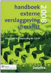 Omslag van Checklist Externe Verslaggeving 2008