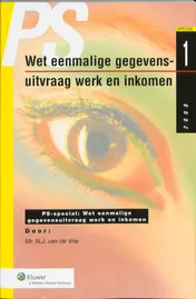 Omslag van Wet eenmalige gegevensuitvraag werk en inkomen