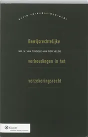 Omslag van Bewijsrechtelijke verhoudingen in het verzekeringsrecht