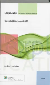 Omslag van Comptabiliteitswet 2001