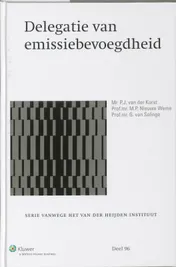 Omslag van Delegatie van emissiebevoegdheid