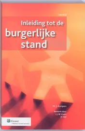 Omslag van Inleiding tot de burgerlijke stand