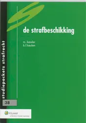Omslag van De strafbeschikking