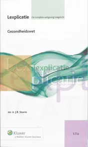 Omslag van Gezondheidswet