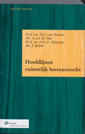 Omslag van Hoofdlijnen ruimtelijk bestuursrecht