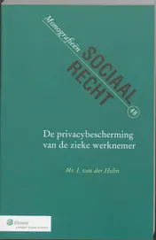 Omslag van De privacybescherming van de zieke werknemer
