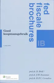 Omslag van Goed koopmansgebruik