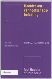 Omslag van Hoofdzaken vennootschapsbelasting