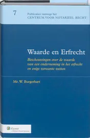 Omslag van Waarde en erfrecht