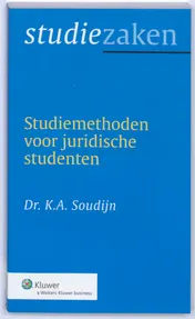 Omslag van Studiemethoden voor juridische studenten