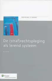 Omslag van De (straf)rechtspleging als lerend systeem