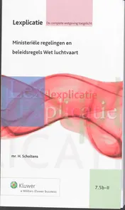 Omslag van Ministeriële regelingen en beleidsregels Wet luchtvaart