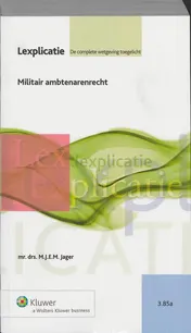 Omslag van Militair ambtenarenrecht