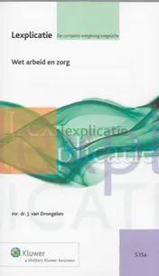 Omslag van Wet arbeid en zorg