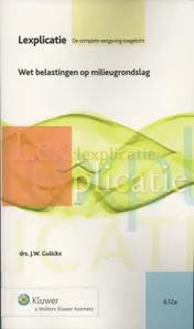 Omslag van Wet belastingen op milieugrondslag