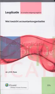 Omslag van Wet toezicht accountantorganisaties