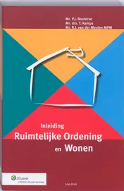 Omslag van Inleiding ruimtelijke ordening en wonen