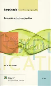 Omslag van Europese regelgeving accijns