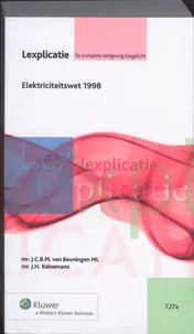 Omslag van Elektriciteitswet 1998