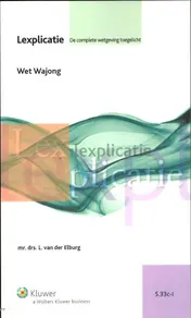 Omslag van Wet Wajong