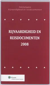 Omslag van Tekstuitgave Rijvaardigheid en Reisdocumenten 2008