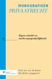 Omslag van Eigen schuld en medeaansprakelijkheid