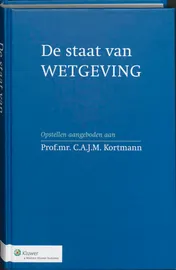 Omslag van De staat van wetgeving