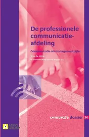 Omslag van De professionele communicatieafdeling
