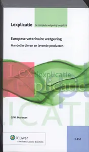 Omslag van Europese veterinaire wetgeving