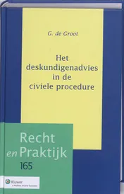 Omslag van Het deskundigenadvies in de civiele procedure