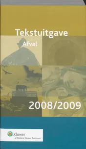 Omslag van Tekstuitgave Afval 2008/2009