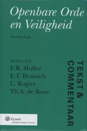Omslag van Tekst & Commentaar: Openbare Orde en Veiligheid, 2e druk