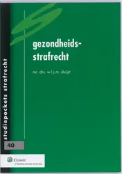 Omslag van Gezondheidsstrafrecht