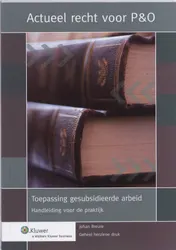 Omslag van Toepassing gesusidieerde arbeid