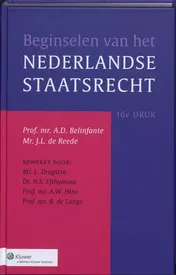 Omslag van Beginselen van het Nederlands staatsrecht