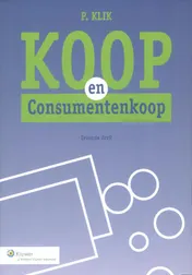 Omslag van Koop en consumentenkoop