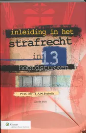 Omslag van Een inleiding in het strafrecht in 13 hoofdstukken