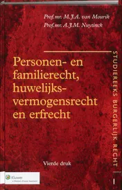 Omslag van Personen- en familierecht, huwelijksvermogensrecht en erfrecht