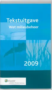 Omslag van Tekstuitgave Wet Milieubeheer 2009
